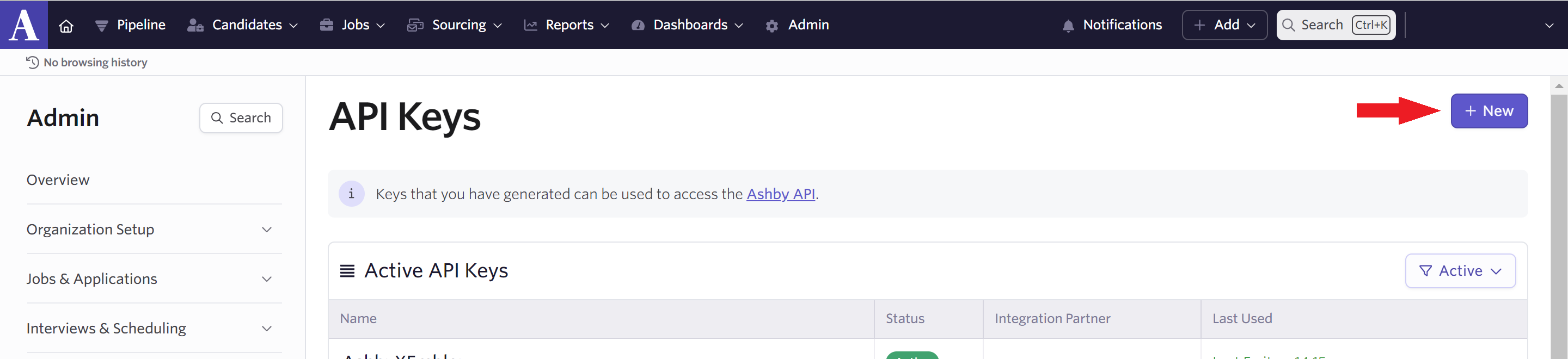 Ashby Create Key