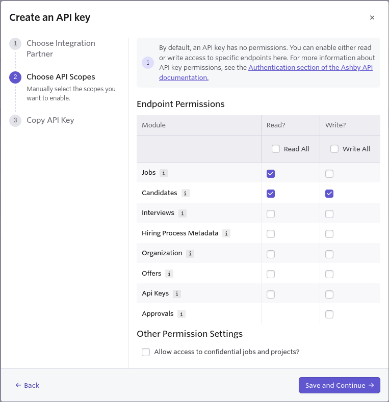 Enable Integration