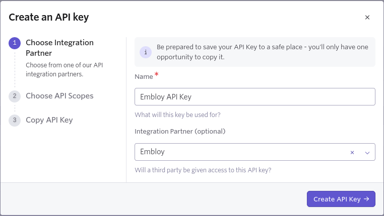 Enable Integration